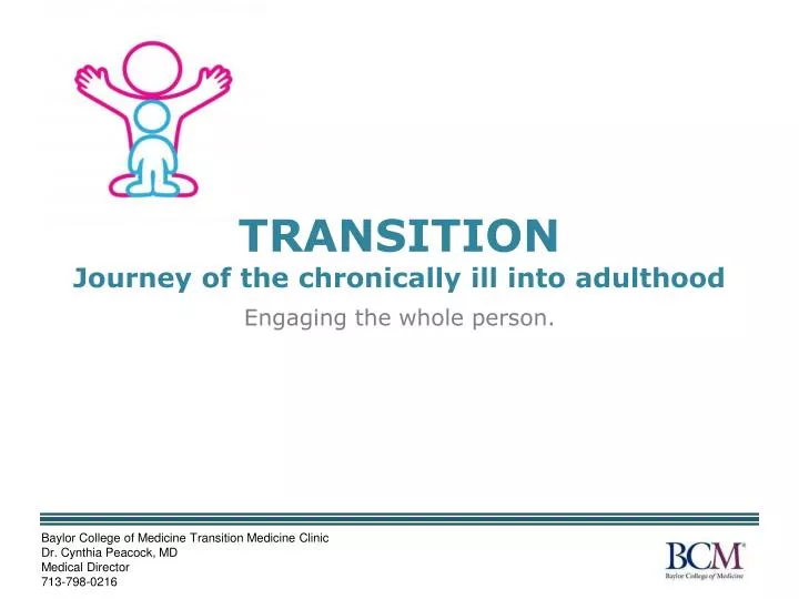 transition journey of the chronically i ll i nto a dulthood