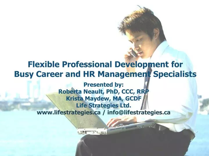 flexible professional development for busy career and hr management specialists