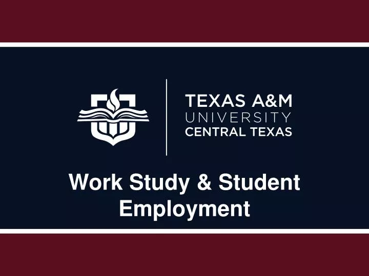 work study student employment
