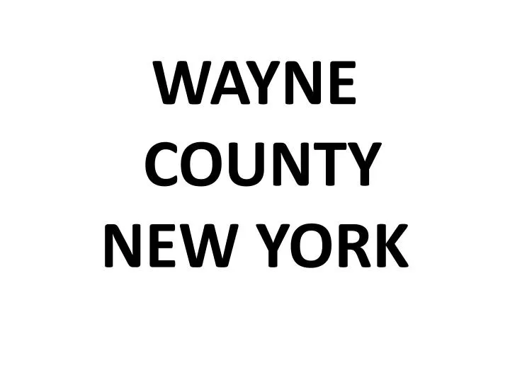 wayne county new york