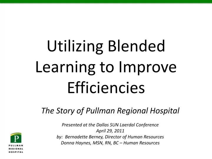 utilizing blended learning to improve efficiencies
