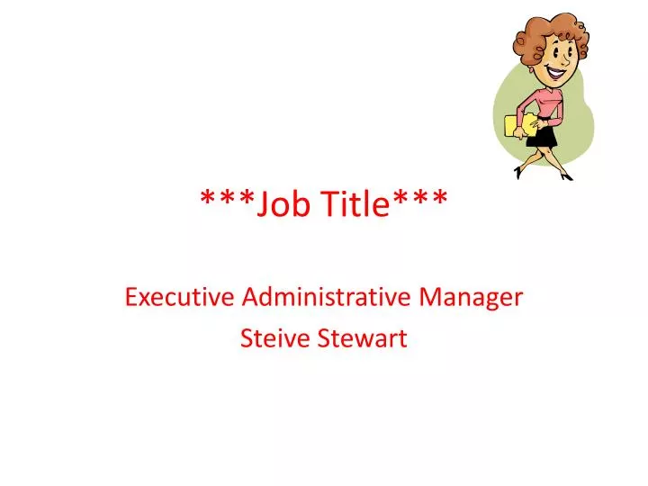 job title