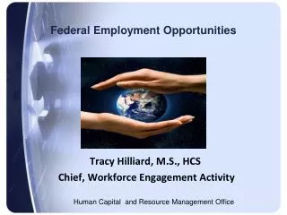 Federal Employment Opportunities