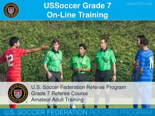 USSoccer Grade 7 On-Line Training