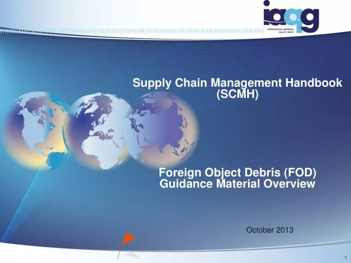 supply chain management handbook scmh foreign object debris fod guidance material overview