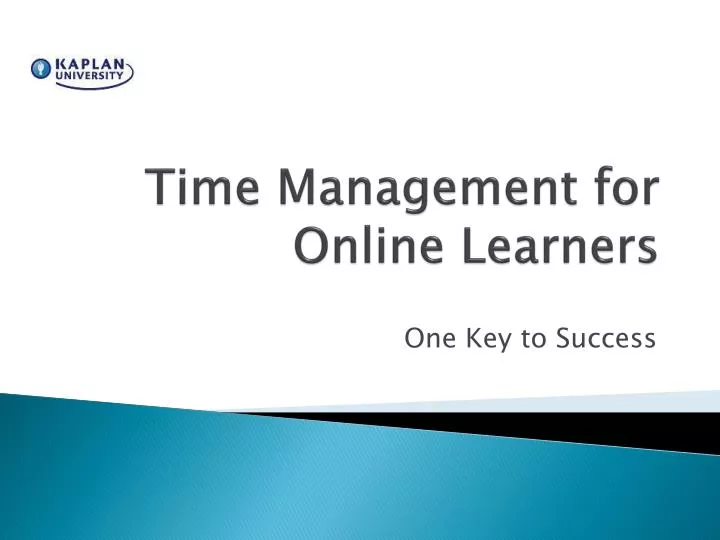 time management for online learners