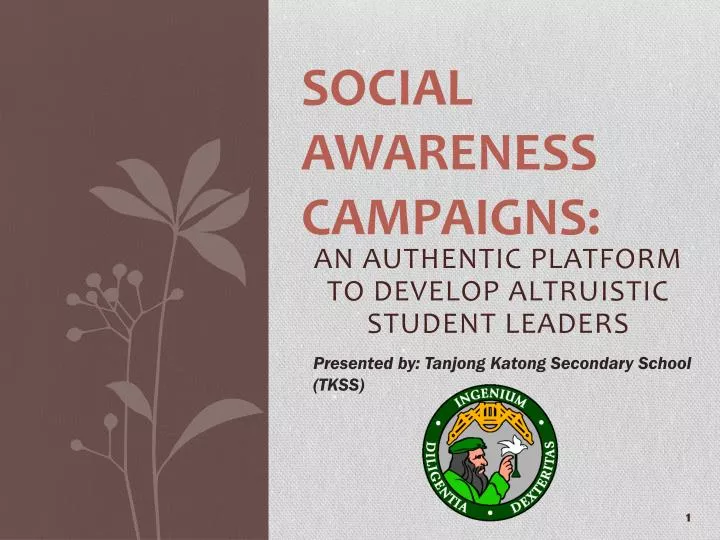 social awareness campaigns