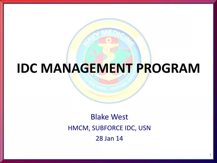 idc management program