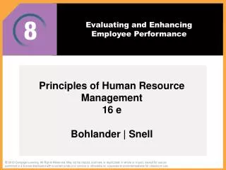 Evaluating and Enhancing Employee Performance