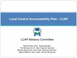 Local Control Accountability Plan - LCAP