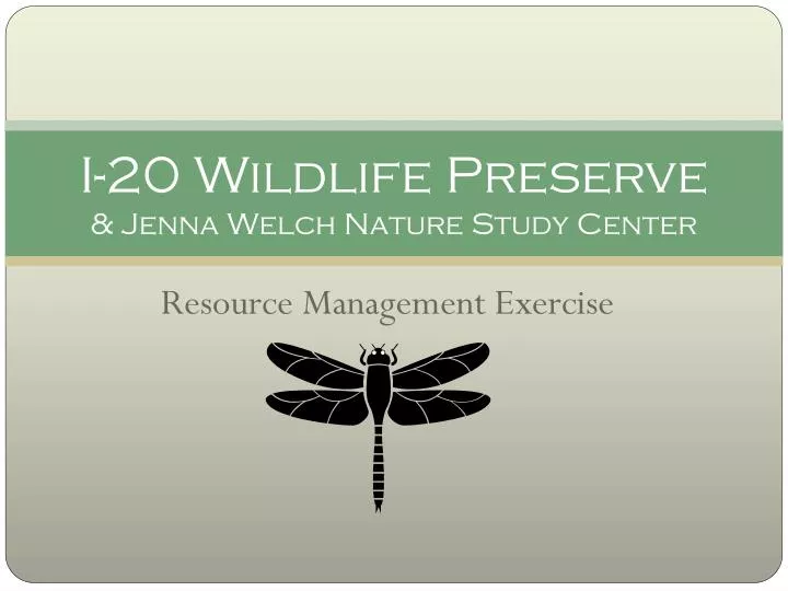 i 20 wildlife preserve jenna welch nature study center