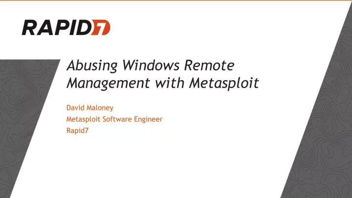 abusing windows remote management with metasploit