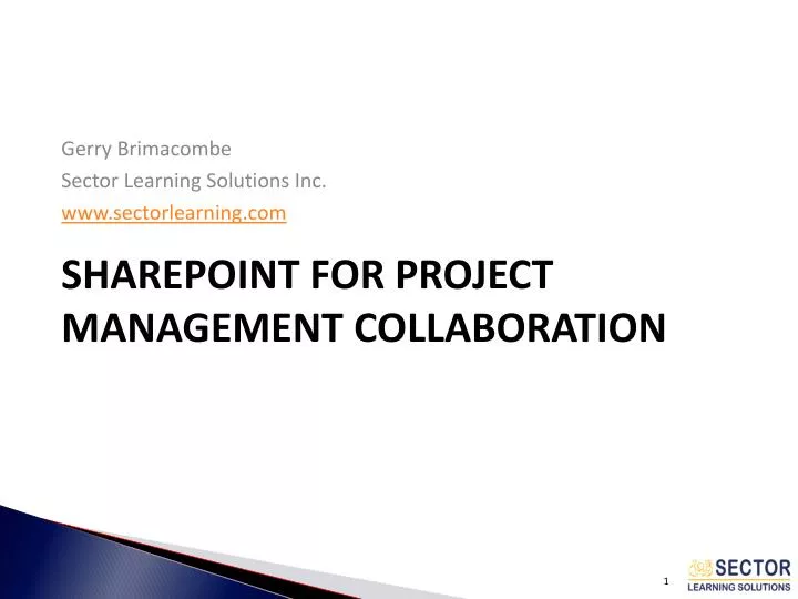 sharepoint for project management collaboration