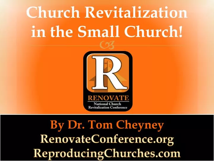 church revitalization in the small church