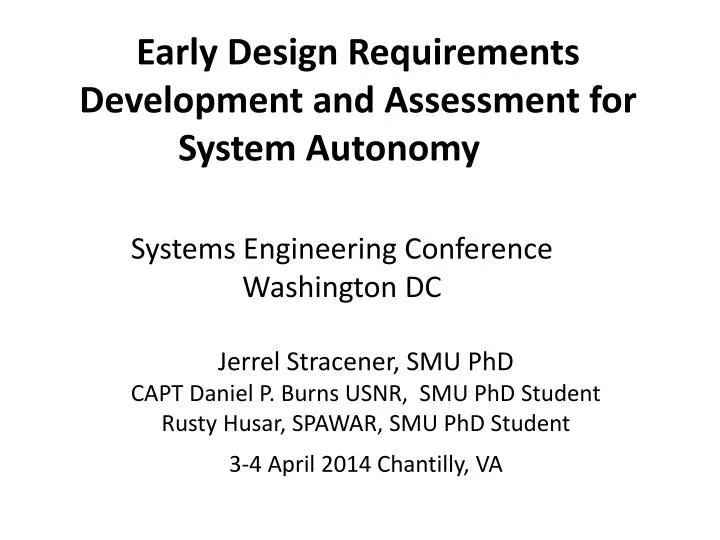 systems engineering conference washington dc