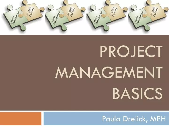 project management basics