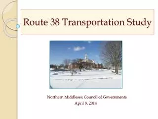 Route 38 Transportation Study