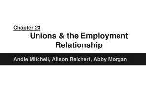 PPT - The Employment Relationship PowerPoint Presentation, Free ...