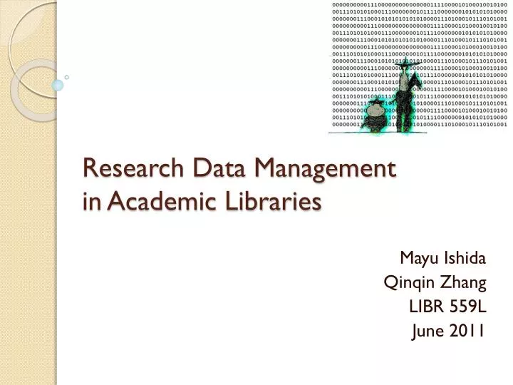 research data management in academic libraries