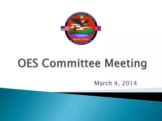 OES Committee Meeting