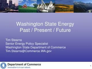 Washington State Energy Past / Present / Future