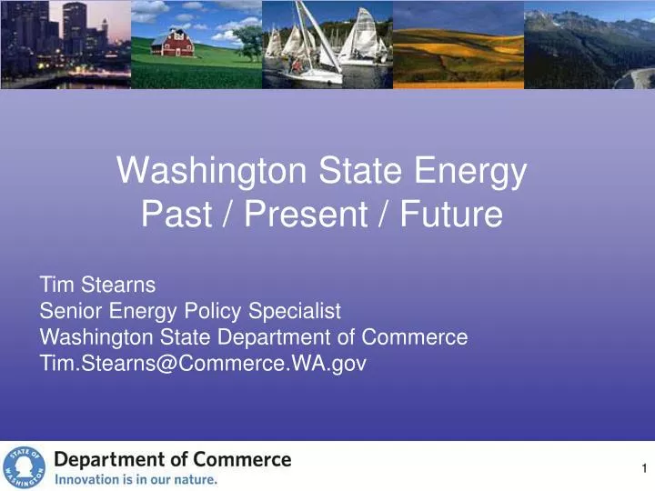 washington state energy past present future