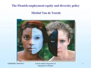 The Flemish employment equity and diversity policy 			Michiel Van de Voorde
