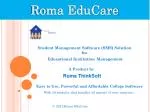 Roma EduCare - slide 1