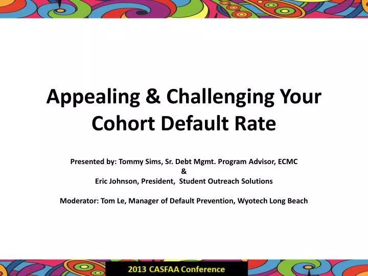 appealing challenging your cohort default rate