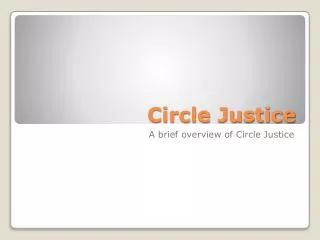 Circle Justice