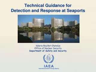 Technical Guidance for Detection and Response at Seaports