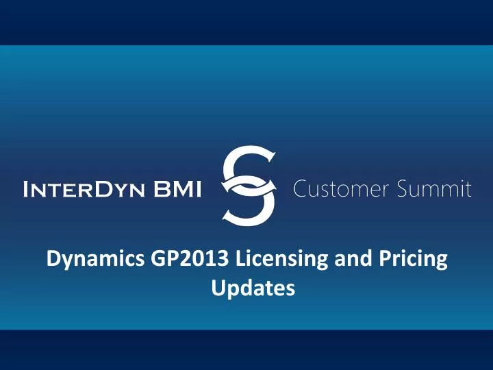 dynamics gp2013 licensing and pricing updates