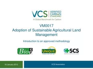 VM0017 Adoption of Sustainable Agricultural Land Management