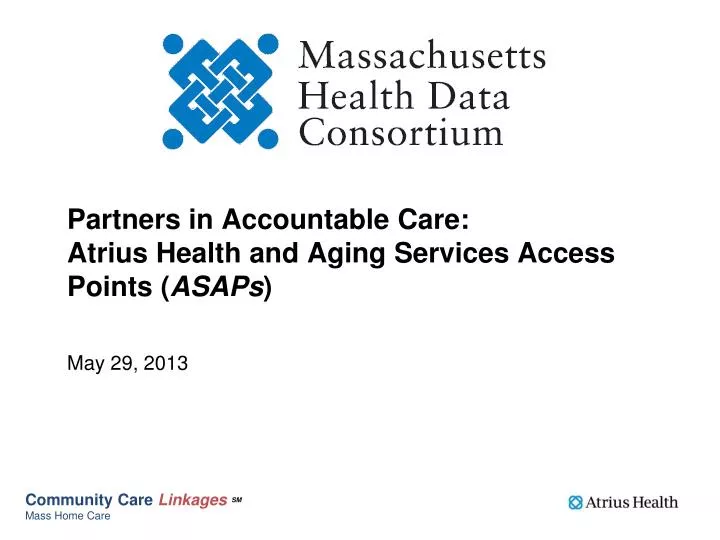 partners in accountable care atrius health and aging services access points asaps