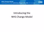 Introducing the NHS Change Model - slide 1