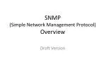 PPT - SIMPLE NETWORK MANAGEMENT PROTOCOL (SNMP) PowerPoint Presentation ...
