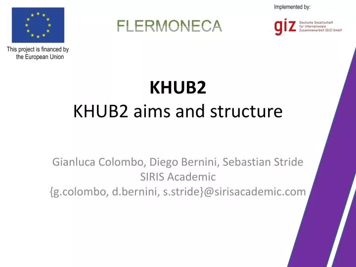 khub2 khub2 aims and structure