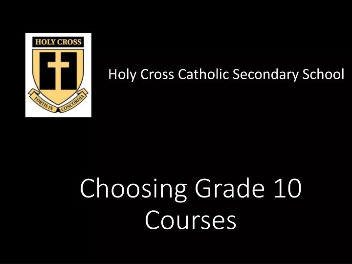 choosing grade 10 courses