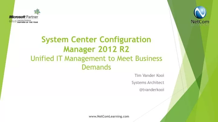 system center configuration manager 2012 r2 unified it management to meet business demands