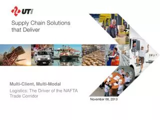 Multi-Client, Multi-Modal Logistics : The Driver of the NAFTA Trade Corridor