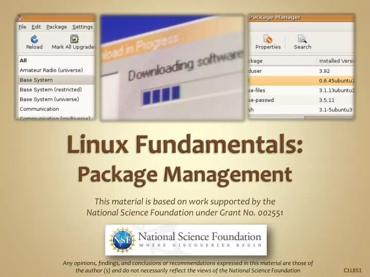 linux fundamentals package management