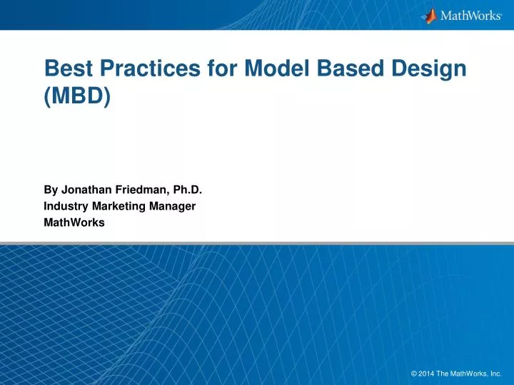 best practices for model based design mbd