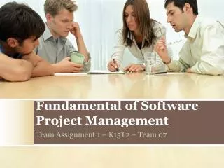 Fundamental of Software Project Management