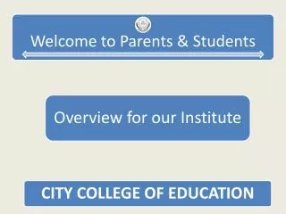 CITY COLLEGE OF EDUCATION Under Mahatma Gandhi University (Recognized by UGC &amp; DEC and Joint Committee of UGC-AICTE-