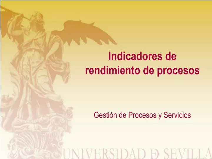 indicadores de rendimiento de procesos