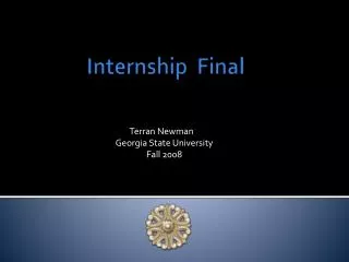 Internship Final