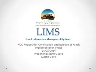 LIMS (Land Information Management System)