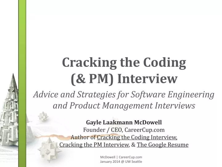 cracking the coding pm interview