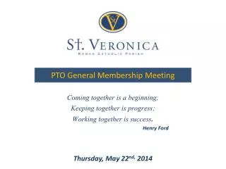 PTO General Membership Meeting