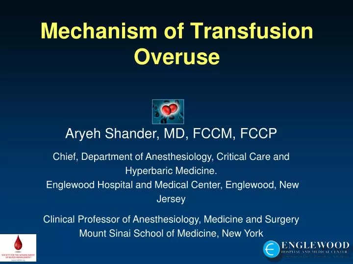 mechanism of transfusion overuse